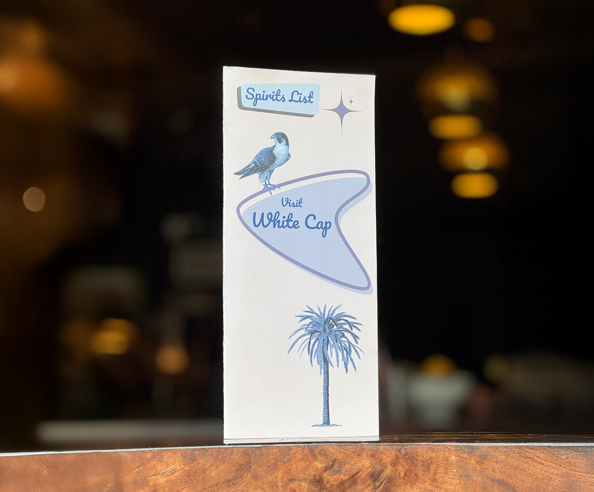 White Cap Spirits Menu (exterior)